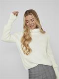 VILOU NEW ROLLNECK L/S KNIT TOP - NOOS white alyssum