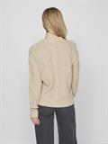 VILOU O-NECK L/S CABLE KNIT TOP - NOOS feather gray