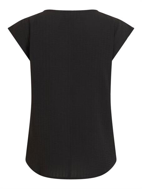 VILOVIE CAPSLEEVE TOP/SU - NOOS black