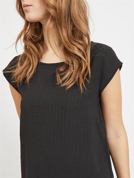 VILOVIE CAPSLEEVE TOP/SU - NOOS black