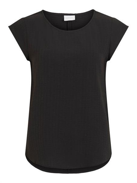 VILOVIE CAPSLEEVE TOP/SU - NOOS black