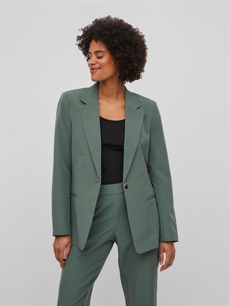 VILOWNY STRAIGHT BLAZER - NOOS duck green