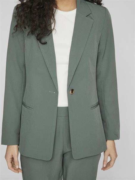 VILOWNY STRAIGHT BLAZER - NOOS duck green