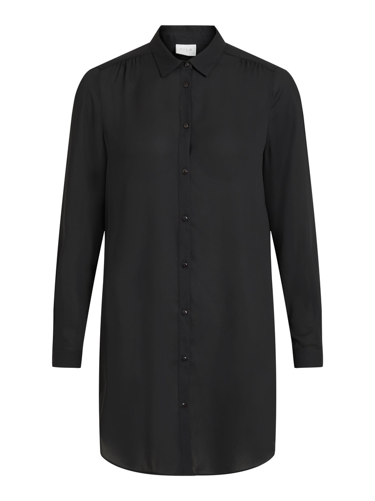 Vila Damen Bluse 14054702 Black - größe