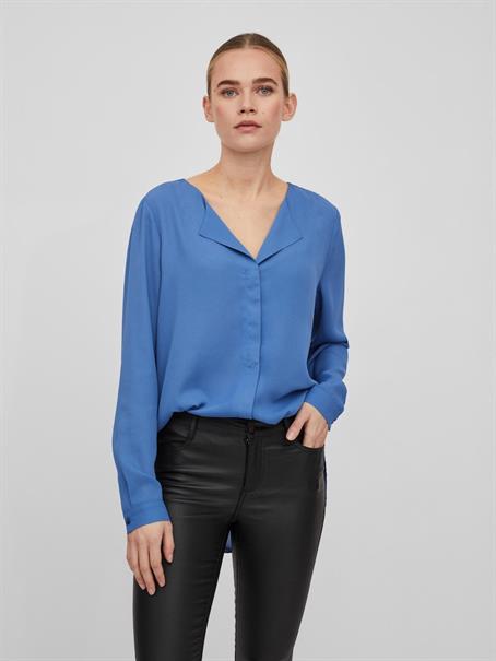 VILUCY L/S SHIRT - NOOS blau2