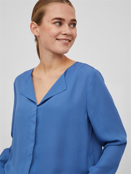 VILUCY L/S SHIRT - NOOS blau2