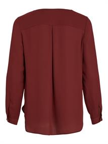 VILUCY L/S SHIRT - NOOS fired brick