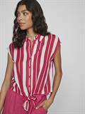 VILULLY S/L TIE TOP pink yarrow