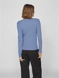 VIMAXINIA L/S SQUARE-NECK KNIT TOP coronet blue