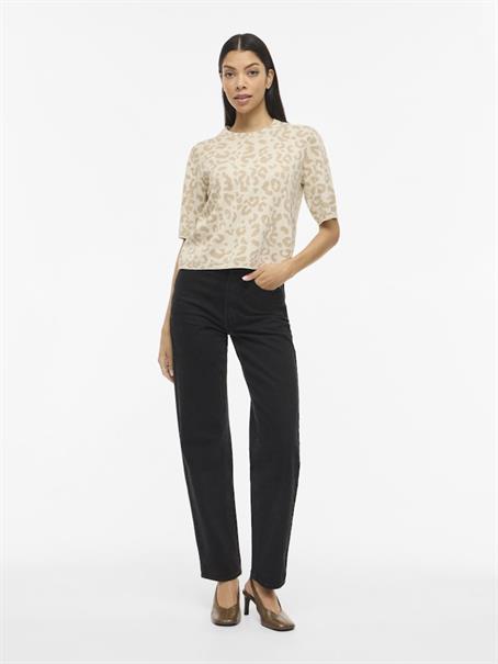 VIMAYAS O-NECK 2/4 KNIT NOOS super light natural melan