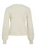 VIMILOS L/S O-NECK POINTELLE TOP - NOOS whisper white