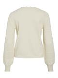 VIMILOS L/S O-NECK POINTELLE TOP - NOOS whisper white