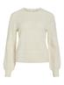 VIMILOS L/S O-NECK POINTELLE TOP - NOOS whisper white
