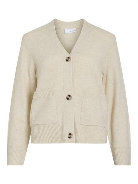 VIMIRAZ V-NECK L/S KNIT CARDIGAN/PB birch