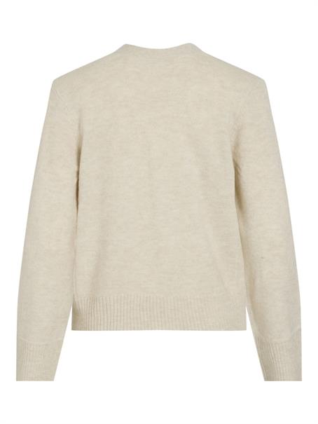 VIMIRAZ V-NECK L/S KNIT CARDIGAN/PB birch