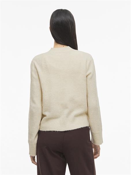 VIMIRAZ V-NECK L/S KNIT CARDIGAN/PB birch