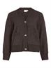 VIMIRAZ V-NECK L/S KNIT CARDIGAN/PB coffee bean