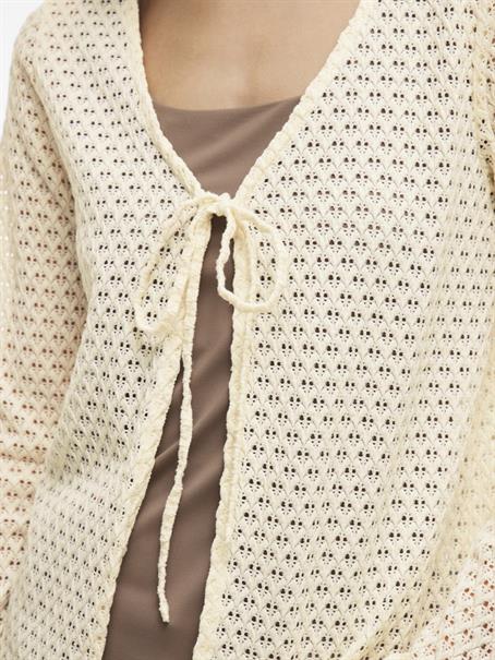 VIMIRO V-NECK L/S CARDIGAN birch