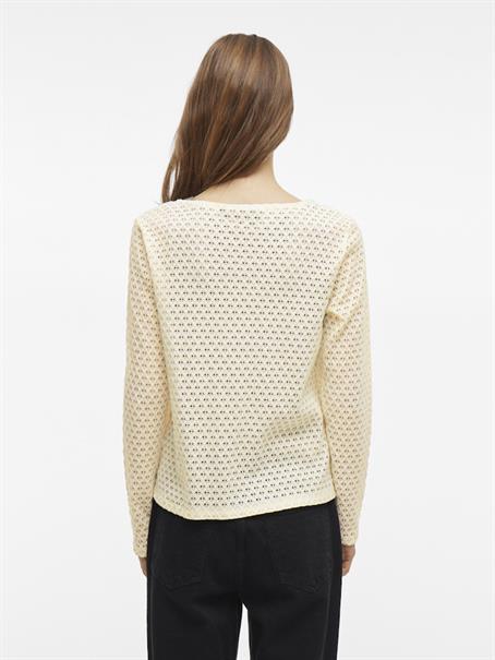 VIMIRO V-NECK L/S CARDIGAN birch
