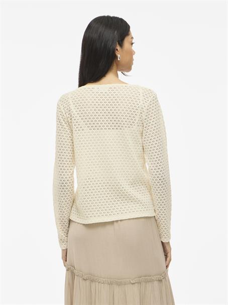 VIMIRO V-NECK L/S CARDIGAN birch