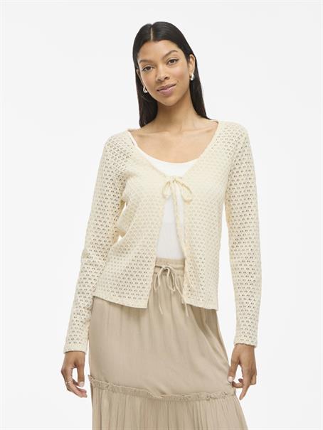 VIMIRO V-NECK L/S CARDIGAN birch