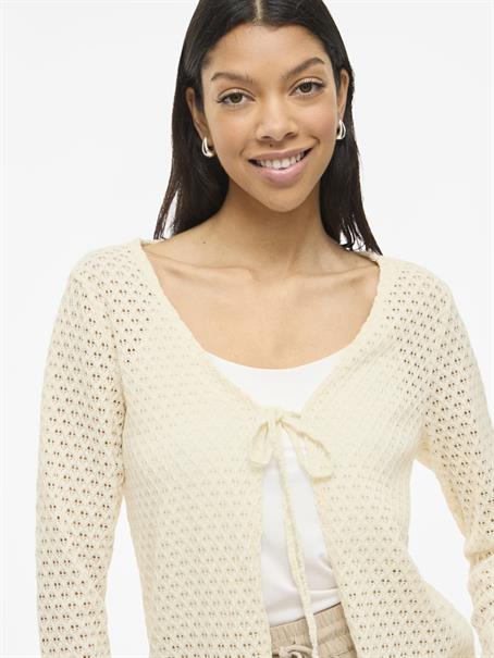 VIMIRO V-NECK L/S CARDIGAN birch
