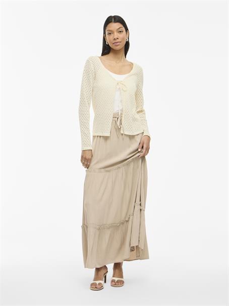 VIMIRO V-NECK L/S CARDIGAN birch