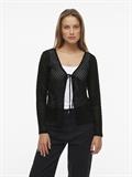 VIMIRO V-NECK L/S CARDIGAN black beauty