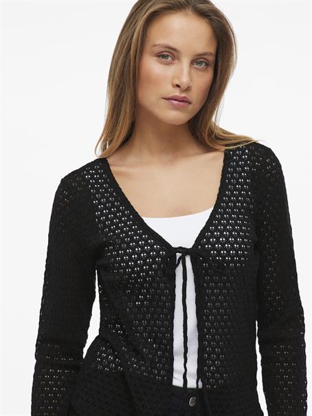 VIMIRO V-NECK L/S CARDIGAN black beauty