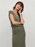 VIMODALA V-NECK S/S TOP - NOOS four leaf clover