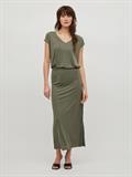 VIMODALA V-NECK S/S TOP - NOOS four leaf clover