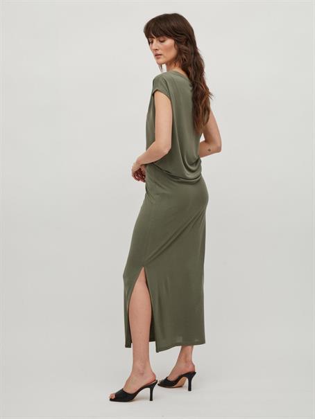 VIMODALA V-NECK S/S TOP - NOOS four leaf clover