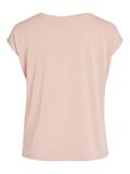 VIMODALA V-NECK S/S TOP - NOOS misty rose