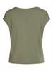 VIMODALA V-NECK S/S TOP/SU - NOOS four leaf clover