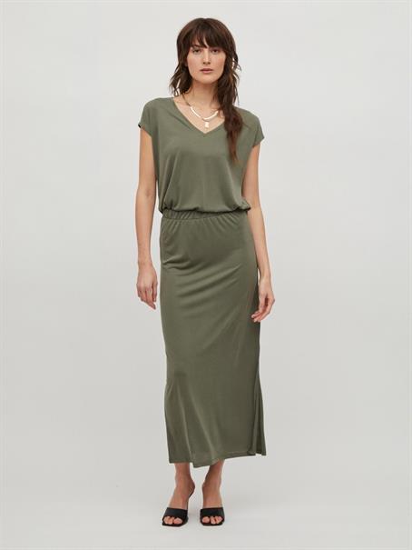 VIMODALA V-NECK S/S TOP/SU - NOOS four leaf clover