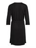 VIMOONEY 3/4 WRAP DRESS black