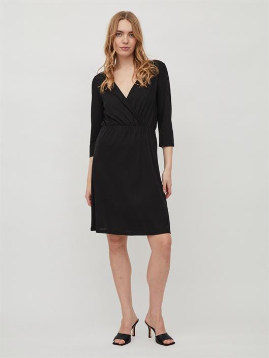 vimooney-3-4-wrap-dress-black