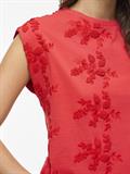 VINAYLA O-NECK S/L TOP/1 hibiscus