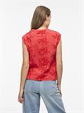 VINAYLA O-NECK S/L TOP/1 hibiscus