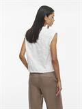 VINAYLA O-NECK S/L TOP/1 snow white