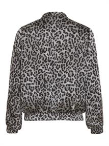 VINELA PRINTED BOMBER JACKET black