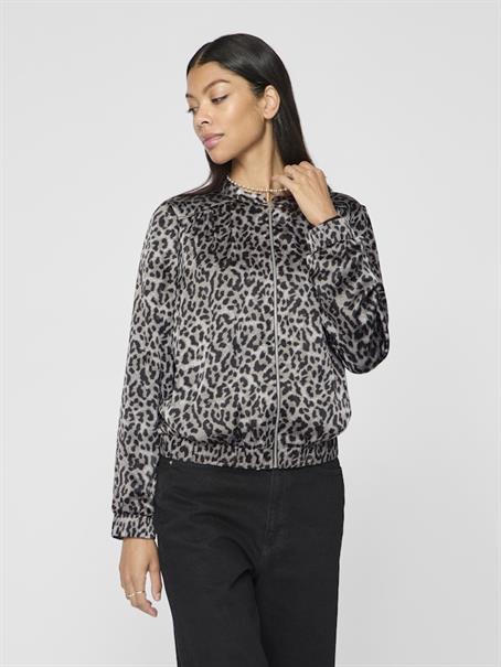 VINELA PRINTED BOMBER JACKET black