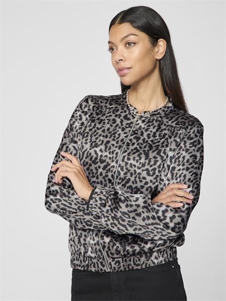 VINELA PRINTED BOMBER JACKET black