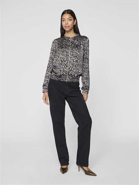 VINELA PRINTED BOMBER JACKET black