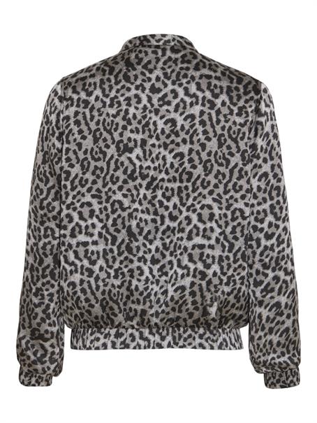 VINELA PRINTED BOMBER JACKET black