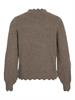 VINIKOLINA O-NECK L/S KNIT TOP - NOOS falcon