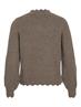 VINIKOLINA O-NECK L/S KNIT TOP - NOOS falcon