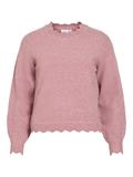 VINIKOLINA O-NECK L/S KNIT TOP - NOOS nostalgia rose