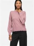 VINIKOLINA O-NECK L/S KNIT TOP - NOOS nostalgia rose