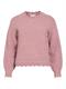 VINIKOLINA O-NECK L/S KNIT TOP - NOOS nostalgia rose